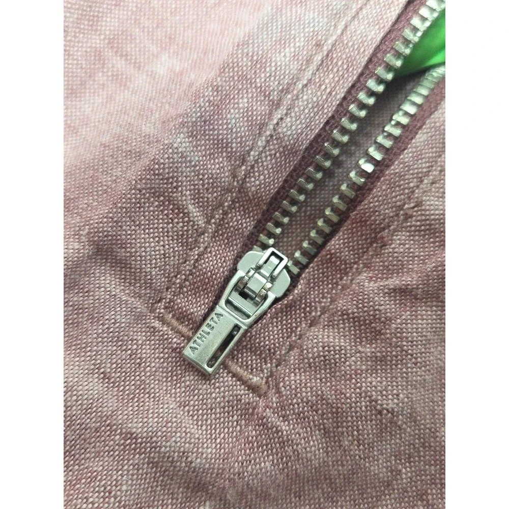 Athleta CABO Linen Wide Leg Pants in Dusty Vintage Rose sz 4 Viral Travel Vaca * - Picture 10 of 13